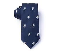 BHHJKK Cravatta da uomo hipster in microfibra con unicorni mistici