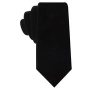 BHHJKK Cravatta skinny in velluto | Cravatte da sposa per testimoni dello sposo | Cravatta, Nero , Taglia unica