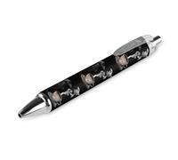 BHHJKK Crow - Penna a sfera retrattile con inchiostro blu, divertente, per casa, ufficio, 1 pezzo