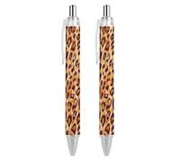 BHHJKK Elegante bella penna a sfera retrattile, con foglie autunnali e funghi freschi, 1 pezzo da 0,5 mm, comoda penna per scrittura liscia, forniture per ufficio per uomini e donne