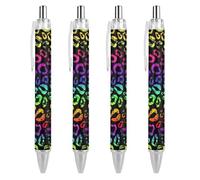 BHHJKK Elegante bella penna a sfera retrattile, con foglie autunnali e funghi freschi, 1 pezzo da 0,5 mm, comoda penna per scrittura liscia, forniture per ufficio per uomini e donne