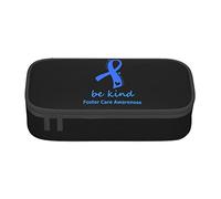 BHHJKK Foster Care Awareness - Astuccio per matite con mese di grande capacità, grazioso astuccio per cancelleria per donne, uomini e adulti, Come nella foto, Taglia unica, Astucci per matite