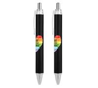 BHHJKK Free Mom Hugs LGBTQ Pride Month - Penne a sfera a punta fine (0,5 mm), penne a sfera retrattili lisce con inchiostro gel nero, 4 pezzi