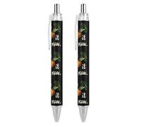 BHHJKK Funny Joke I Like It Raw - Penna a sfera con motivo carota, retrattile, fusto rotondo, punta fine, 0,5 mm, 4 pezzi