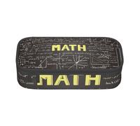 BHHJKK Grande capienza scomparto scuola matematica stampa matita caso borsa di immagazzinaggio per forniture per ufficio, Come nella foto, Taglia unica, Astucci per matite