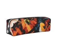 BHHJKK Grazioso astuccio a forma di pollo, in pelle sintetica, con cerniera, piccolo astuccio per matite, Corvo sul ramo, Taglia unica, Astucci per matite