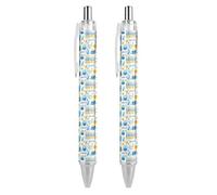 BHHJKK Happy Chanukah Holiday - Penna a sfera a punta fine (0,5 mm), retrattile, liscia, inchiostro gel, 1 pezzo