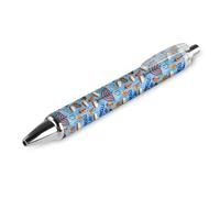 BHHJKK Happy Chanukah Holiday - Penna a sfera a punta fine (0,5 mm), retrattile, liscia, inchiostro gel, 1 pezzo