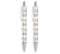 BHHJKK Happy Chanukah Holiday - Penna a sfera a punta fine (0,5 mm), retrattile, liscia, inchiostro gel, 1 pezzo