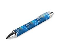BHHJKK Happy Chanukah Holiday Penna a sfera retrattile per scrittura a sfera a inchiostro nero penne a sfera regali per studenti forniture di cancelleria per ufficio
