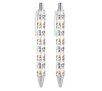 BHHJKK Happy Chanukah Holiday Penna a sfera retrattile per scrittura a sfera a inchiostro nero penne a sfera regali per studenti forniture di cancelleria per ufficio