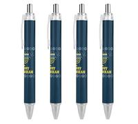 BHHJKK Happy Chanukah Holiday - Penne a sfera a punta fine (0,5 mm), retrattile, per scrittura liscia, inchiostro nero, 2 pezzi