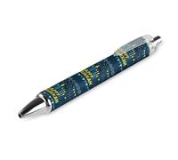 BHHJKK Happy Chanukah Holiday - Penne a sfera a punta fine (0,5 mm), retrattile, per scrittura liscia, inchiostro nero, 4 pezzi