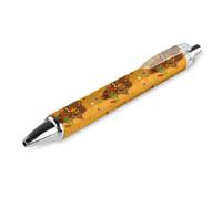 BHHJKK Happy Kwanzaa African Heritage Holiday Penna a sfera retrattile per scrittura a sfera con inchiostro nero, regali per studenti forniture di cancelleria per ufficio