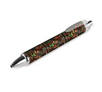 BHHJKK Happy Kwanzaa, penna a sfera retrattile con inchiostro nero, idea regalo per studenti, cancelleria per ufficio