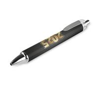 BHHJKK Happy New Year 2025 Penna a sfera retrattile portatile con inchiostro nero, penne da lavoro per cancelleria da ufficio, regali, 4 pezzi