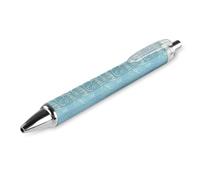 BHHJKK Happy New Year 2025 Penna a sfera retrattile portatile con inchiostro nero, penne da lavoro per cancelleria da ufficio, regali, 4 pezzi