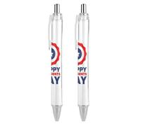 BHHJKK Happy President's Day - Penna a sfera a punta fine (0,5 mm), retrattile, liscia, inchiostro gel, 1 pezzo