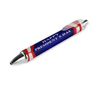 BHHJKK Happy President's Day - Penne a sfera a punta fine (0,5 mm), penne a sfera retrattili lisce con inchiostro nero, 2 pezzi