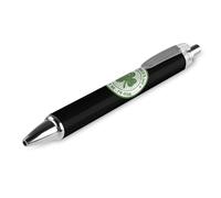 BHHJKK Happy St. Patrick's Day - Penne a sfera a punta fine (0,5 mm), retrattile, liscia, inchiostro nero, 2 pezzi