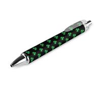 BHHJKK Happy St. Patrick's Day - Penne a sfera a punta fine (0,5 mm), retrattile, liscia, inchiostro nero, 2 pezzi