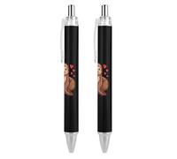 BHHJKK Love Sea Lion - Penna a sfera retrattile, per ufficio, scuola, 2 pezzi