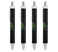 BHHJKK MentalAwareness Mese 2022 - Penna a sfera a punta fine (0,5 mm), retrattile, liscia, inchiostro nero, 1 pezzo