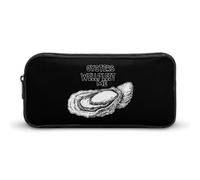 BHHJKK Oysters Wellfleet Me - Astuccio portamatite divertente, ad alta capacità, organizer portatile per penne, Come nella foto, Taglia unica, Astucci per matite
