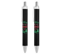 BHHJKK Penna a sfera a punta fine (0,5 mm), retrattile, liscia, inchiostro nero, con scritta "Gesus is the reason for the Christmas", 1 pezzo