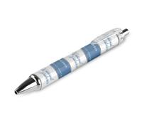 BHHJKK Penna a sfera retrattile con nastro blu per la sensibilizzazione al diabete, portatile, inchiostro nero, penne da lavoro per cancelleria per ufficio, regali