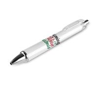 BHHJKK Penne a sfera a punta fine (0,5 mm), retrattile, liscia, inchiostro nero, inchiostro gel, motivo: Gesù è la ragione per il Natale, 4 pezzi
