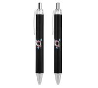 BHHJKK Protect Trans Kids Transgender Pride Month - Penne a sfera a punta fine (0,5 mm), penne a sfera retrattili lisce con inchiostro gel nero, 2 pezzi