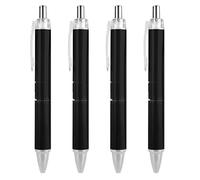 BHHJKK Recinzione Battito cardiaco Recinzione Sport Penna a sfera retrattile Penna a sfera Lavoro Penna a sfera Rolling Ball Penne per ufficio Scuola Forniture 4 PZ