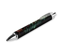 BHHJKK Redwood Tree - Penna a sfera retrattile, con fusto rotondo, punta fine, 0,5 mm, 4 pezzi