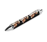 BHHJKK Shih Tzu - Penna a sfera retrattile a forma di cane, inchiostro blu, penna da lavoro per uomini e donne, 1 pezzo