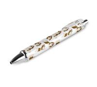 BHHJKK Shih Tzu - Penna a sfera retrattile, portatile, con inchiostro blu, penna da lavoro per casa e ufficio, 1 pezzo