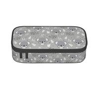 BHHJKK Simpatico astuccio con motivo animale, grande capacità, astuccio carino per articoli di cancelleria per donne, uomini e adulti, Come nella foto, Taglia unica, Astucci per matite