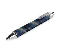 BHHJKK Spaces and Universe - Penna a sfera retrattile, fusto rotondo, punta fine, 0,5 mm, 1/2/4 pezzi