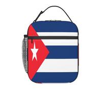 BHHJKK Trinidad e Tobago It's in My Insulated Lunch Box Borsa portatile riutilizzabile Cooler Tote Bag Contenitore per pasti con tasca laterale fibbia maniglia per lavoro ufficio picnic viaggi