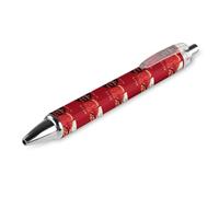 BHHJKK Year Of The Snake 2025 Happy Chinese New Year 2025 Penna a sfera retrattile portatile inchiostro nero penna a sfera penne da lavoro per cancelleria per ufficio regali, 4 pezzi