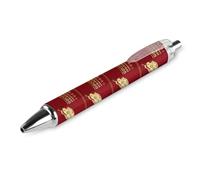 BHHJKK Year Of The Snake 2025 Happy Chinese New Year 2025 Penna a sfera retrattile portatile inchiostro nero penna a sfera penne da lavoro per cancelleria per ufficio regali, 4 pezzi