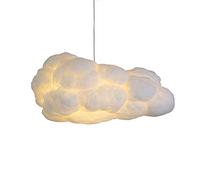 BHIAG Plafoniera Moderna Lampada a Sospensione Galleggiante a Nuvola Bianca Lampada a Sospensione Creativa per Ragazze Soggiorno Camera da Letto per Bambini Lampadario(lampadario)