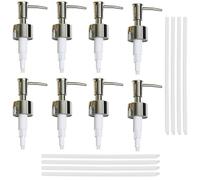 Bhina 8 Pezzi Pompa di Sostituzione per Sapone Liquido - Dosatore Adatto per Lozione - Utilizzato in Case, Hotel, Cucine, Bagni