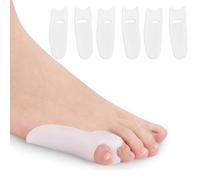 BHIPKOT Alluce Valgo Correttore, Protezione Piccolo Dita per Camminare, Correre e Danza, Pinky Separatore Dita Piede per Uomo e Donna, Distanziatore Dita Piedi Silicone Aiuta ad Alleviare Il Dolore