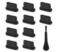 BHIPKOT Coperchio Antipolvere USB C 10 Pezzi Custodia in Silicone per la Maggior Parte degli Accessori per telefoni cellulari di Tipo C, Tappi protettivi USB C
