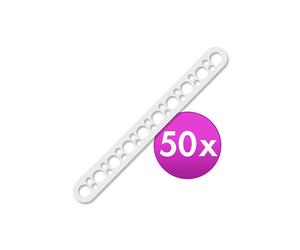 BHK Bastoni di tenuta a onda permanente Lunghezza circa 9,5 cm, per confezione 50 pezzi