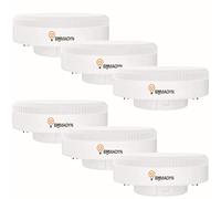 BHMAOYN GX53 LED 9W Bianca Calda 3000K,Sostituisci 75W GX53 Lampadine Alogene,180° 800LM CRI>85,Per Llluminazione Sottopensile，Non Dimmerabile,Set di 6