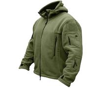 Bhnyku Giacca in pile da uomo, double face, in velluto, giacca invernale, con tasche multiple, tinta unita, in tessuto non tessuto agitato, spessa giacca di peluche con chiusura lampo, colletto alto