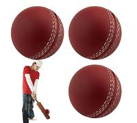 BHOLI Palla da cricket Palla da ginnastica da cricket - Palline da allenamento per cricket per sport all'aria aperta al coperto, palla da cricket cucita a mano per giocare