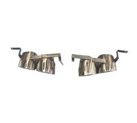 BHOUTY Auto Spoiler Anteriore Auto Paraurti Posteriore Diffusore Labbro Multicolore con Tubo di Scarico Decorazione per Volvo per S60 per V60 2020-2025 4 Porte Sport per berlina